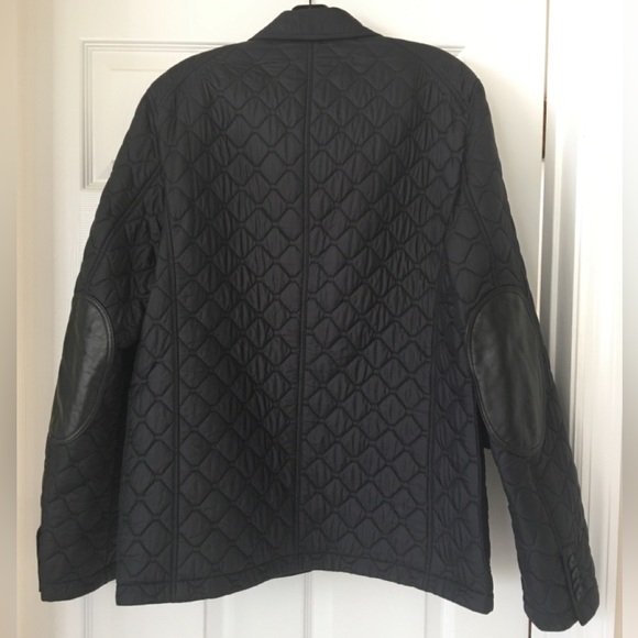 Burberry Sport Coat with Leather trims NWOT - Picture 2 of 12